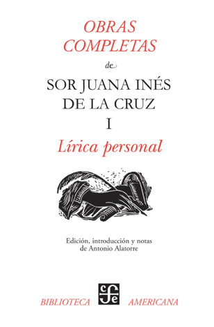 Libro Obras Completas 1: Lírica personal - Sor Juana Inés de la Cruz