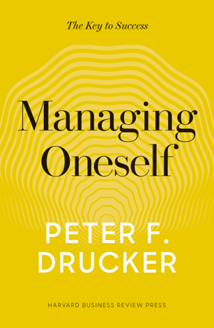 Libro Managing Oneself - Peter F. Drucker