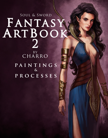 Libro Fantasy Art Book 2: Paintings & Processes - Javier Charro